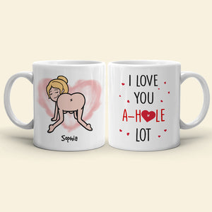 I Love You, Personalized Mug, Gift For Funny Couple - Coffee Mug - GoDuckee