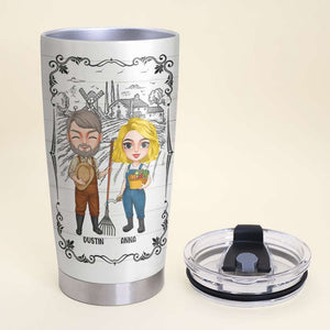 Best Moment Is On The Farm With My Dad, Personalized Tumbler, Gifts for Dads - Tumbler Cup - GoDuckee