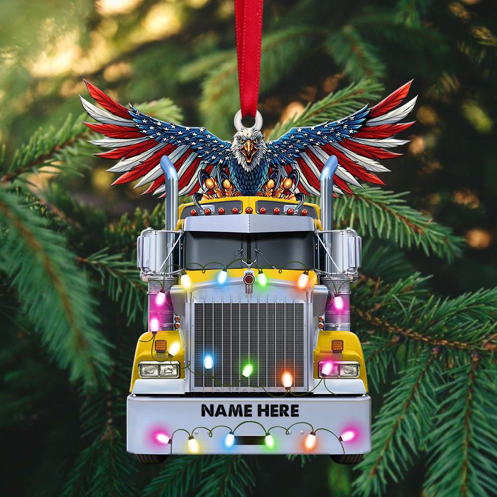 Personalized Trucker Ornaments