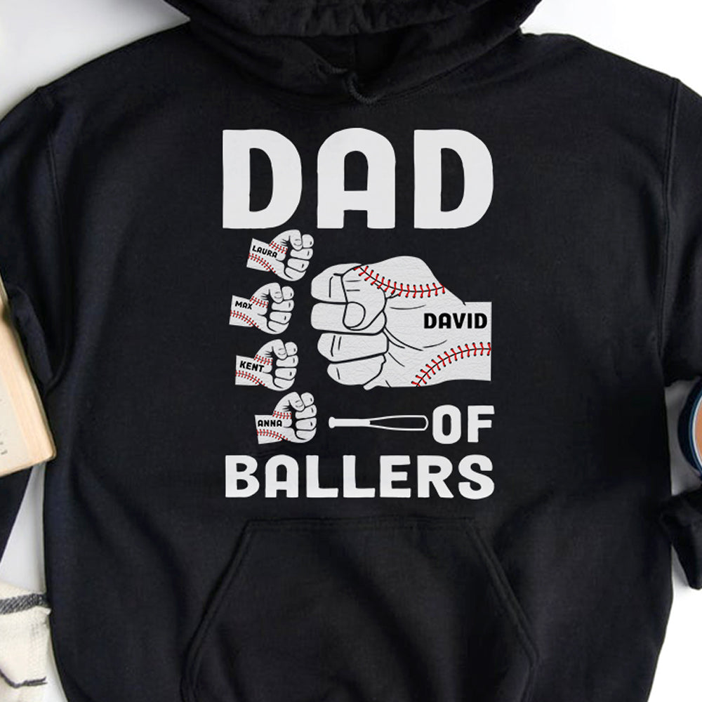 Personalized Dad Shirt Best Baseball Dad Ever - GoDuckee