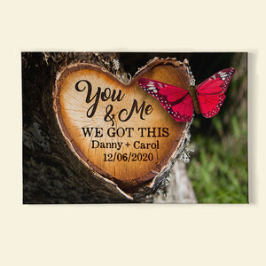 You & Me We Got This Personalized Couple Canvas Print, Gift For Couple - Poster & Canvas - GoDuckee