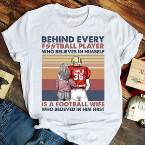 American Football Behind Every Football Player Custom Shirts - Shirts - GoDuckee