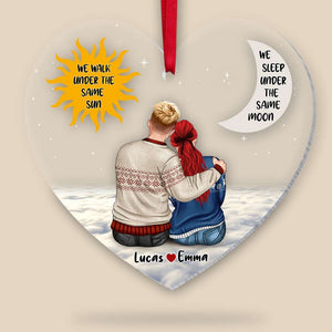 You Are My Sun You Are My Moon Personalized Couple Ornament - Christmas Tree Decor - Ornament - GoDuckee