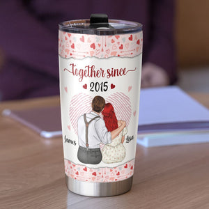 Thank You Carefully Selecting Me To Annoy You For The Rest Of Your Life - Personalized Couple Tumbler - Tumbler Cup - GoDuckee
