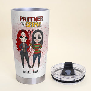 A Good Bestie Is One Part Friend, Two Parts Alibi And Three Parts - Personalized Friends Tumbler - Gift For Friends - Tumbler Cup - GoDuckee