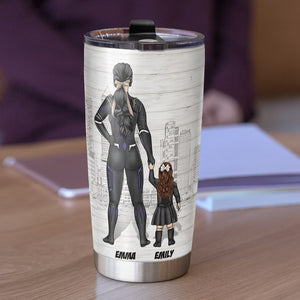 To My Super Mom, Love You In Every Universe - Personalized Family Tumbler Gift For Mom - Tumbler Cup - GoDuckee