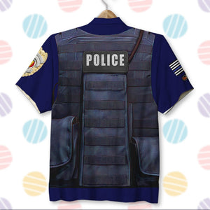 Personalized Police Hawaiian Shirt, Aloha Shirt - Bulletproof Clothing Design - Hawaiian Shirts - GoDuckee