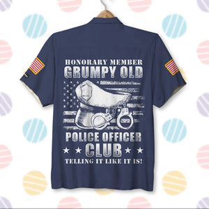 Personalized Police Hawaiian Shirt, Aloha Shirt - Honorary Member - Hawaiian Shirts - GoDuckee