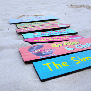 Welcome To Our Campsite, Personalized Wood Sign, Gift For Camping Lovers - Wood Sign - GoDuckee