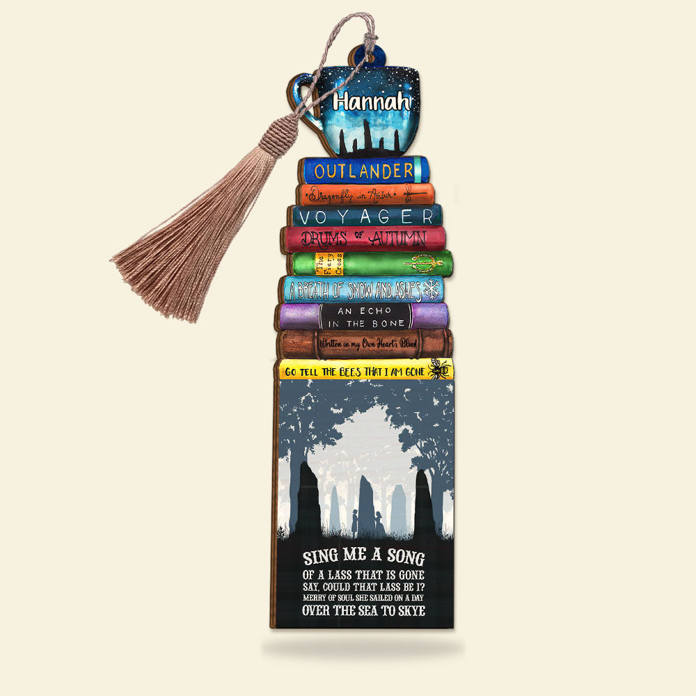 Personalized Outlander Bookmark Gift For Book Lover 1 - Sing Me A Song of A Lass That Is Gone - Bookmarks - GoDuckee