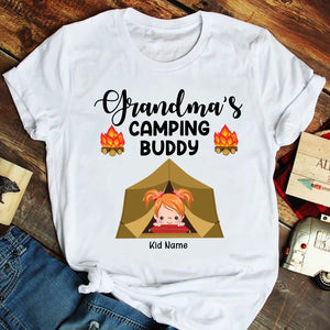Personalized Camping Grandma Shirt - Camping buddies, Custom Kids - Shirts - GoDuckee