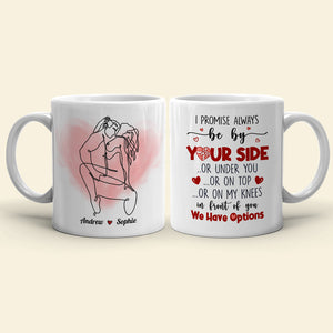 Make Love Couple Happy Valentine's Day White Mug - Coffee Mug - GoDuckee