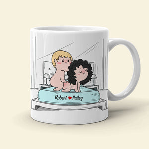 Babe You Give Me A Boner Not A Penis Boner A Heart Boner funny couple mug - Coffee Mug - GoDuckee