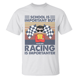 Personalized Gifts For Kids, Back to Racing School is importanter, Custom Youth Shirt - Shirts - GoDuckee