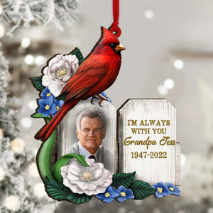 I'm Always With You Personalized Heaven Cardinal Ornament, Christmas Tree Decor - Ornament - GoDuckee