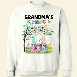 Grandma's Peeps, Personalized Shirt, Easter Gift For Grandma - Shirts - GoDuckee