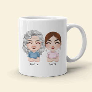 Your Mom May Annoy You Sometime, But There Was A Time You Love Her So Much You Begged To Watch Her Poop - Personalized Mug - Gift For Child - Coffee Mug - GoDuckee