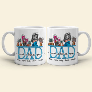 We Love You, Gift For Dad, Personalized Mug, Shoes Mug, Father's Day Gift - Coffee Mug - GoDuckee