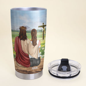 It's Not Religion It's A Relationship Personalized Jesus Tumbler Cup Gift For Her - Tumbler Cup - GoDuckee