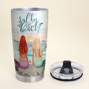 Salty Lil' Beach Personalized Tumbler Cup Gift For Friends - Tumbler Cup - GoDuckee