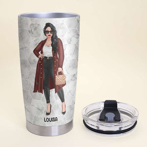 Hustle Until Your Haters Ask If You'Re Hiring Personalized Boss Lady Tumbler Cup - Tumbler Cup - GoDuckee