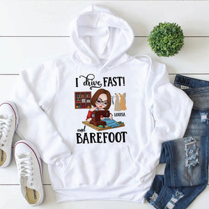I Drive Fast And Barefoot Personalized Sewing Shirts - Shirts - GoDuckee