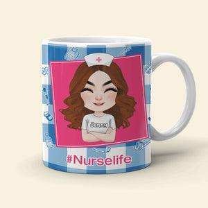 Nurse 01NALI110423HH Personalized Funny Coffee Mug - Coffee Mug - GoDuckee