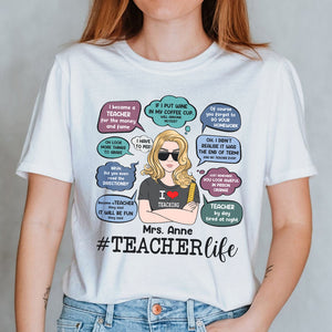 I Love Teaching Personalized Teacher Shirts, Gift For Teacher - Shirts - GoDuckee