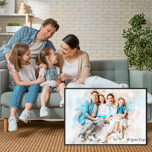 Family Personalized Wall Art Gift For Friend - Poster & Canvas - GoDuckee
