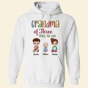 Grandma Of The Love, Personalized Shirt, Gift For Grandma - Shirts - GoDuckee
