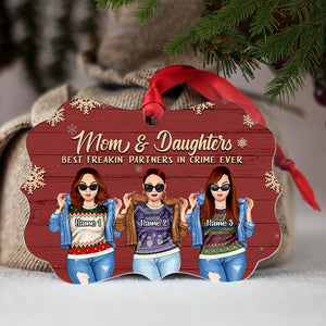 Personalized Best Mom Ever Christmas Ornament