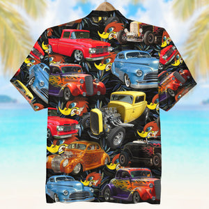 Custom Hot Rod Photo Hawaiian Shirt, Gift For Hot Rod Lovers - Hawaiian Shirts - GoDuckee