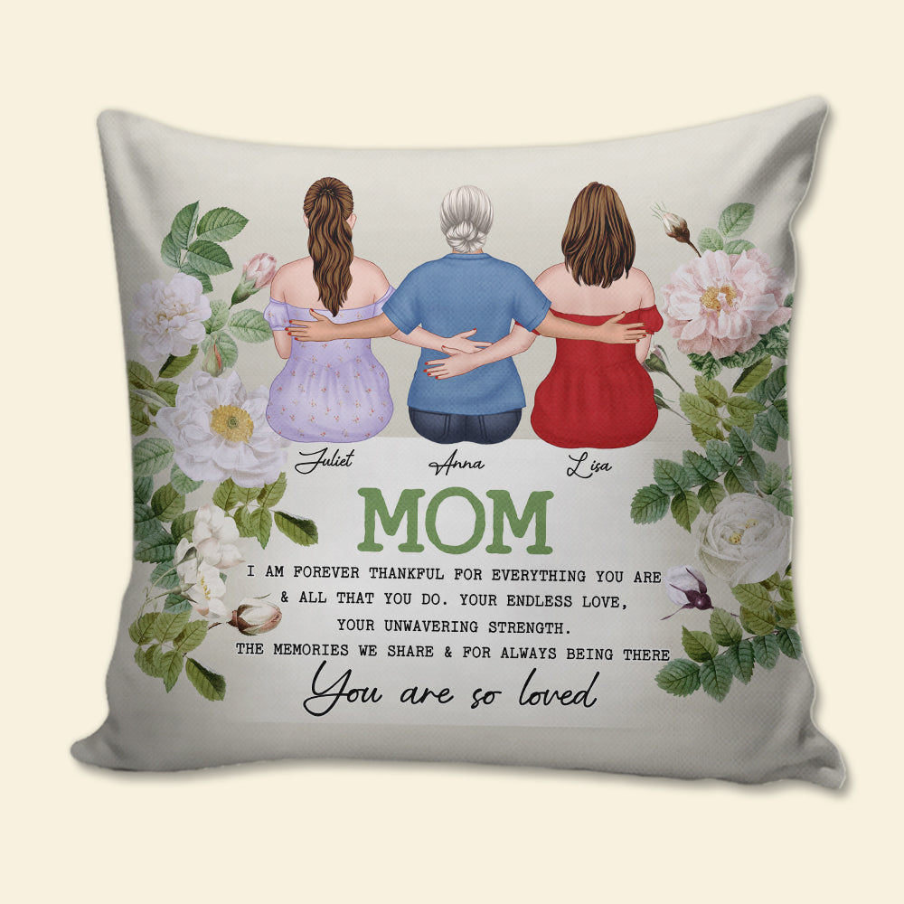 You Are So Loved - Personalized Pillow - Mother's Day Gift - Mother's Day Pillow - Gift For Mom - Pillow - GoDuckee