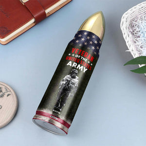 Sorry If My Patriotism Offends You, Personalized Bullet Tumbler, Military Gifts, Custom Military Unit - Water Bottles - GoDuckee