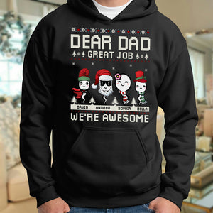 Dear Dad Great Job We're Awesome Personalized Sperms Shirt, Gift For Dad - Shirts - GoDuckee