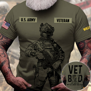 Personalized Veteran 3D Shirts - Vet Bod Like Dad Bod - AOP Products - GoDuckee