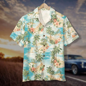 Coconut Tree Hawaiian Shirt, Gift For Summer - Hawaiian Shirts - GoDuckee