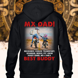 Motocross Family No.1 Fan & Best Buddy - Personalized Shirts - Gift for Motocross Riders - Motocross Man & Kid - Shirts - GoDuckee