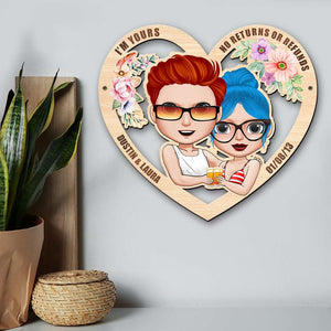Every Love Story Is Beautiful But Ours Is My Favorite, Personalized Wood Sign, Gifts for Him/Her - Wood Sign - GoDuckee