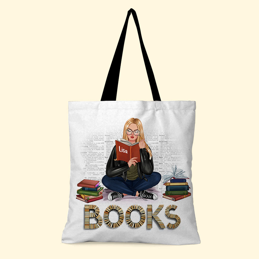 That's What I Do I Read Books Personalized Book Tote Bag Gift For Book Lovers - Tote Bag - GoDuckee
