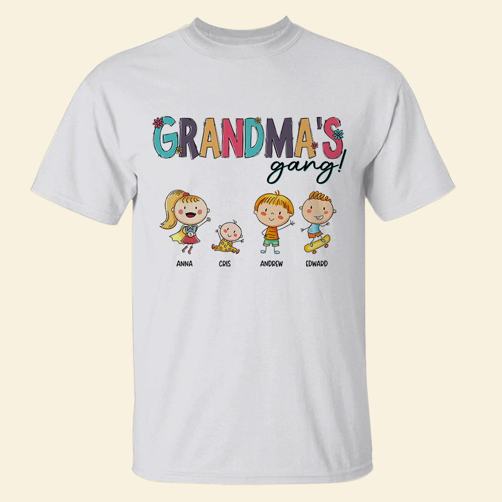 Grandma's Gang - Mother's Day Shirt - Father's Day Shirt - Personalized Family Shirt - Gift For Family - Shirts - GoDuckee