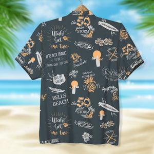 Surfing Shirt and Shorts - It's Not Tragic To Die Doing What You Love - Hawaiian Shirts - GoDuckee