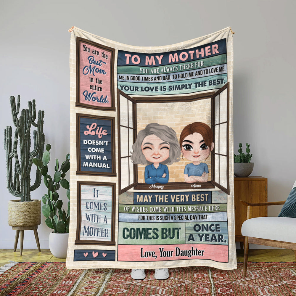 Your Love Is Simply The Best - Mother's Day Gift - Personalized Mother's Day Blanket - Gift For Mom - Blanket - GoDuckee