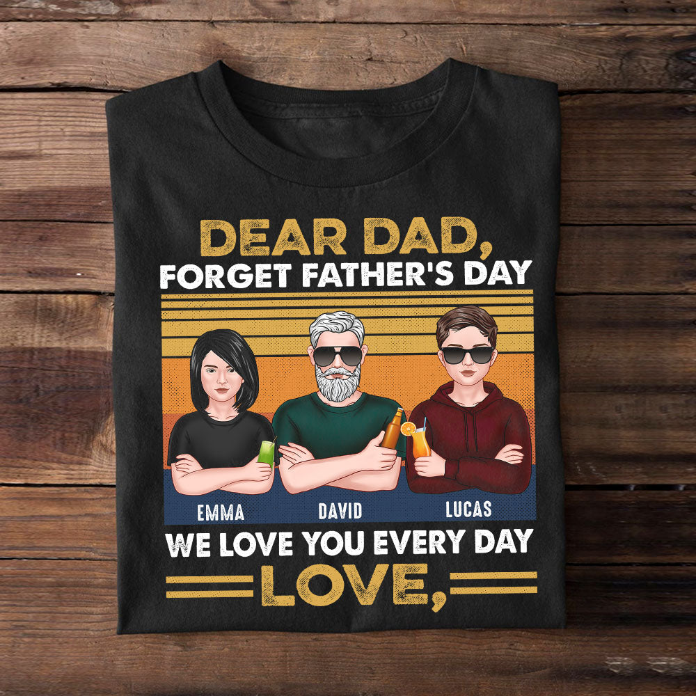Personalized Dad Shirt Fathers Day Gift Fathers Day Shirt 