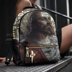 Teacher Messiah Personalized Jesus PU Backpack - Backpack - GoDuckee