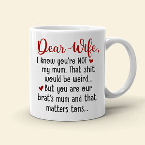 Happy Mother's Day, Personalized Couple Coffee Mug Wine Tumbler Accent Mug - Coffee Mug - GoDuckee