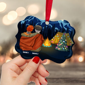 Camping I Want To Hold Your Hand At 80 - Personalized Aluminium Benelux Ornament - Ornament - GoDuckee