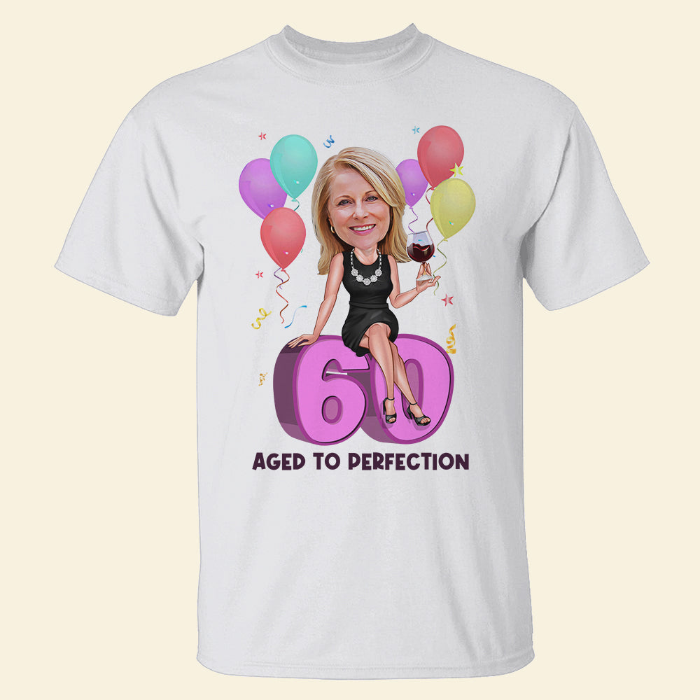Aged To Perfection Personalized Birthday Shirts - Shirts - GoDuckee