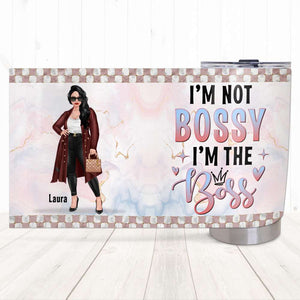 I'm Not Bossy I'm The Boss, Personalized Tumbler for Girl Boss - Tumbler Cup - GoDuckee