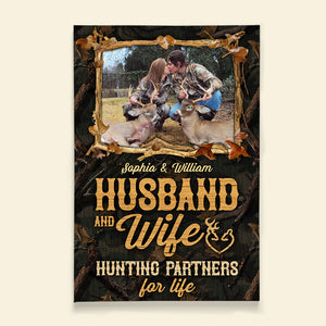 Husband And Wife, Personalized Poster, Gifts For Hunting Couple - Poster & Canvas - GoDuckee